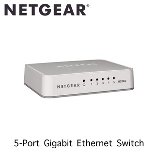 Netgear (GS205) 5-Port Gigabit Ethernet Switch ประกันศูนย์ไทย