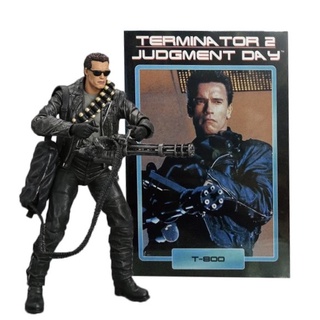 NECA Terminator 2: Judgment Day T-800 Arnold Schwarzenegger PVC Action Figure 18cm