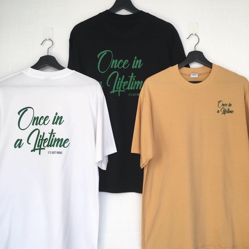 AVANDA_OFFICIAL - เสื้อยืดสกรีนลาย Once in a lifetime