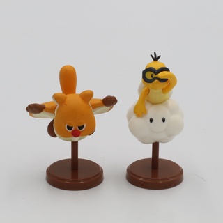 กาชาปอง โมเดลมาริโอ กระรอกบิน(Waddle Wing) และ เต่าขี่เมฆ(Lakitu) Nintendo Super Mario Choco Egg