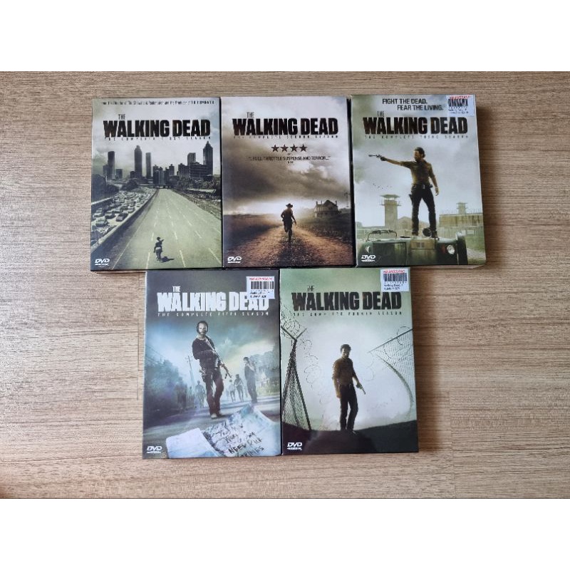 DVD The walking dead S1-5 (3-5ในซีล)