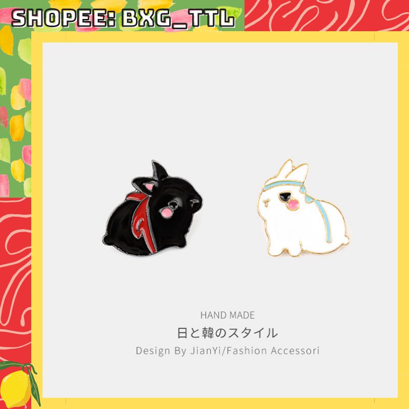 [AVAILABLE] เข็มกลัดกระต่าย Vong Tien - Demonic Patriarch Lam Vong Co, เข็มกลัด Wei Wuxian