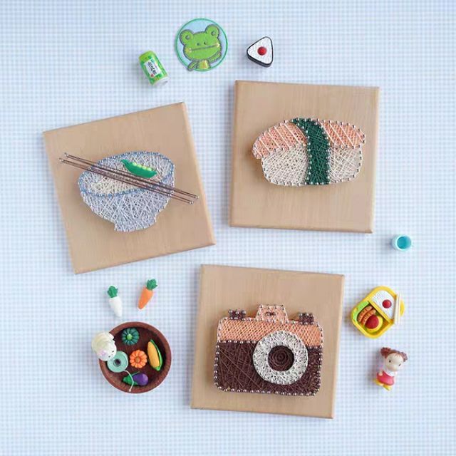 ชุดอุปกรณ์สตริงอาร์ต (String Art) สร้างศิลปะจากเส้นด้าย