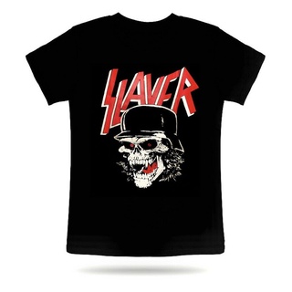 เสื้อยืดโอเวอร์ไซส์เสื้อยืด แขนสั้น พิมพ์ลาย SKULL TRASH HEAVY METAL ROCK สําหรับผู้ชายS-3XL