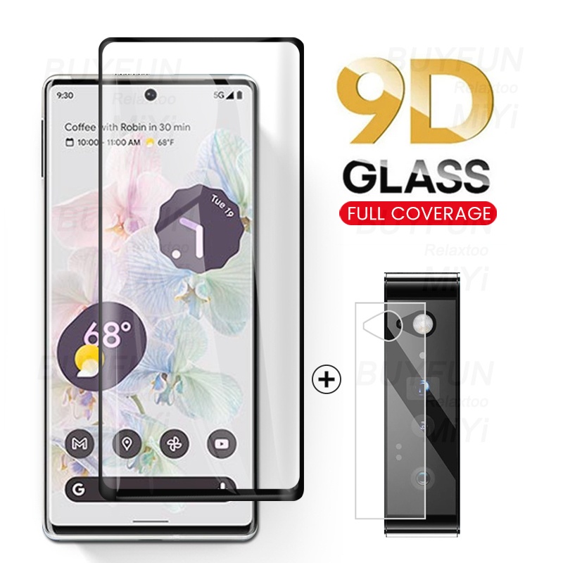 ฟิล์มกระจกกันรอยกล้อง ทรงโค้ง สําหรับ Pixel7 Pro 6pro 1To2 Google Pixel 6 7 Pro