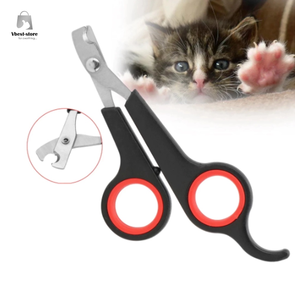 กรรไกรตัดเล็บสัตว์เลี้ยง ขนาดเล็ก สำหรับหมาแมวเล็ก ใช้ง่ายพกพาสะดวก - รูปที่ 2