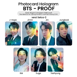 โฟโต้การ์ดโฮโลแกรม BTS PROOF SELCA Unofficial - โฟโต้การ์ด พรีเมี่ยม เคลือบลามิเนต กองทัพบก เซลฟี่