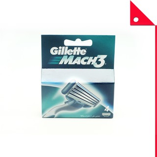 Gillette : GILGM3-4* มีดโกนหนวด Mach3 Refill Razor Blade for Men (4-counts)