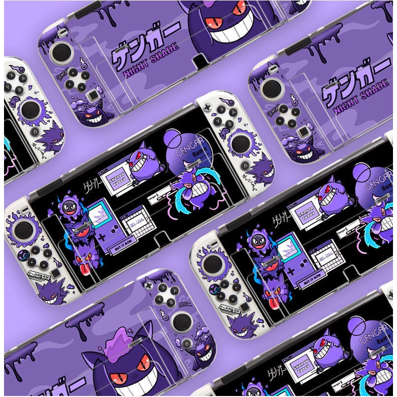 เคสป้องกันสำหรับ Nintendo Switch & Switch OLED Console และ Joy-Con Controller (Gengar)