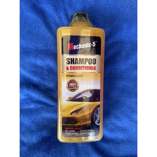 Mechanic-5 SHAMPOO@CONDITIONER PREMIUM แชมพูล้างรถสำหรับรถเคลือบแก้ว เคลือบเงา