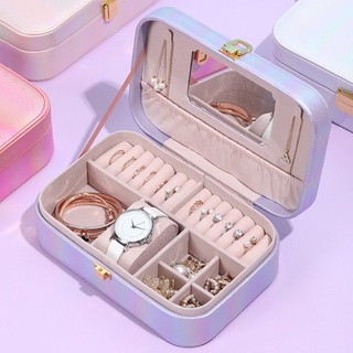 European Princess Jewelry Box Multifunctional Portable Large Capacity Earrings Necklace Storage