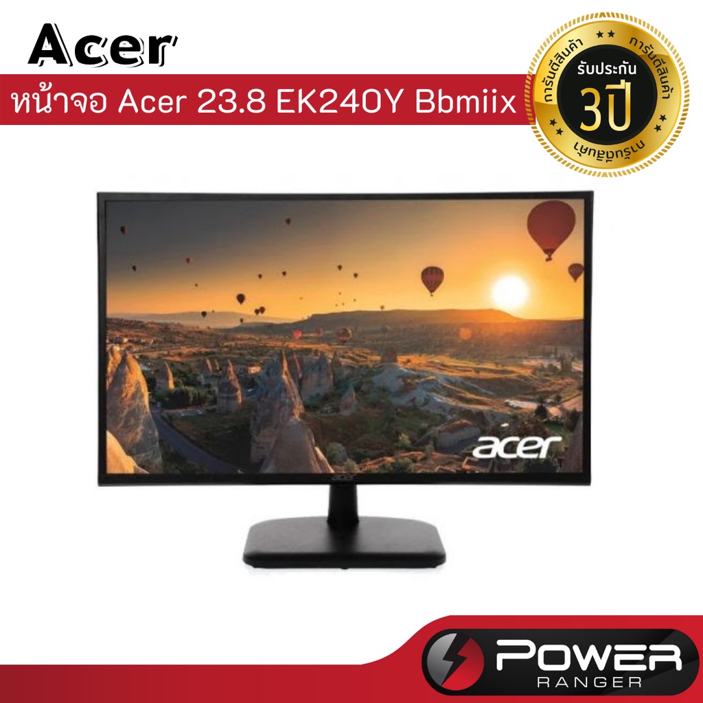 Monitor LED Acer 23.8"  EK240Y Bbmiix (VGA, HDMI)