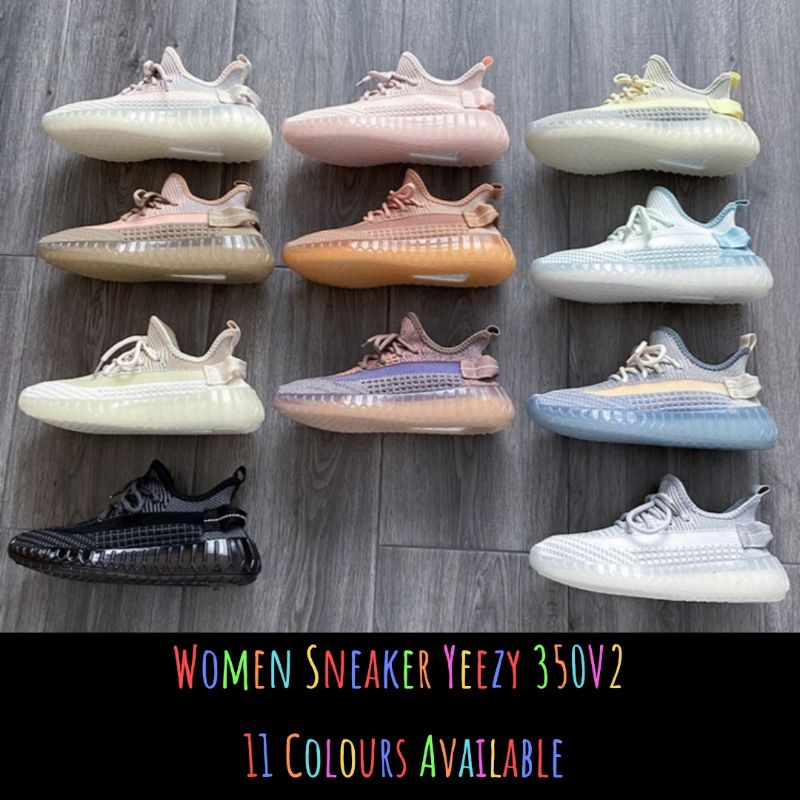 Kasut Perempuan 35-40 Yeezy 350V2 รองเท้าผ้าใบระบายอากาศรองเท้ากีฬา [YZ350]