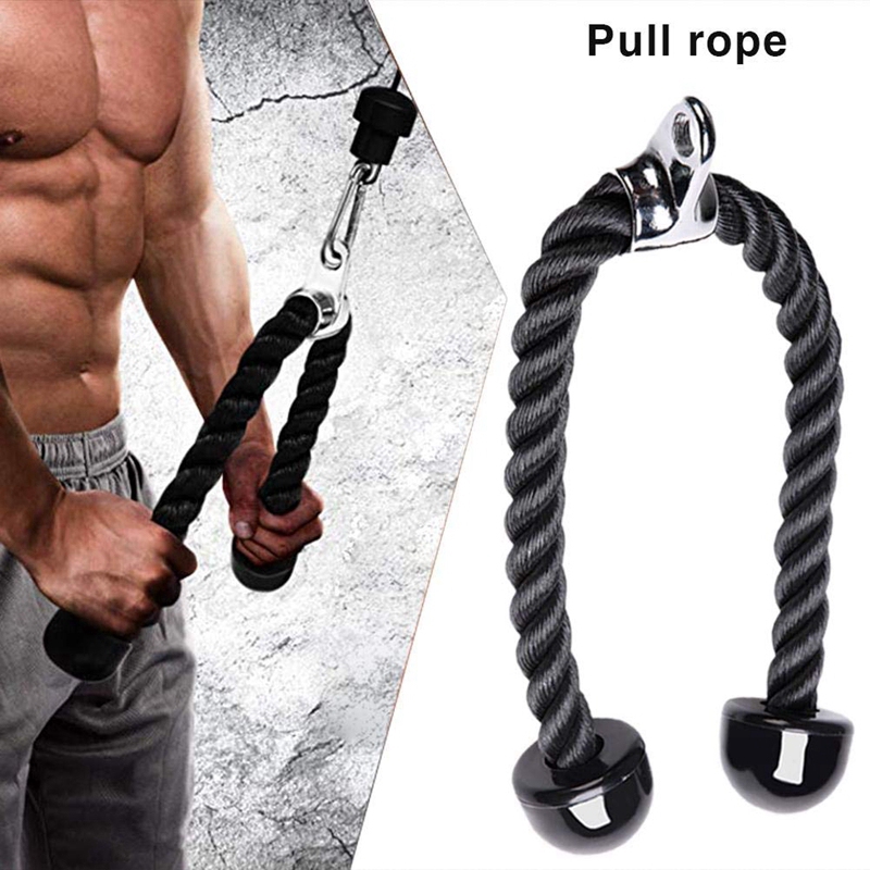 【READY STOCK】Home Tricep Rope Push Pull Down Cord for Bodybuilding ...