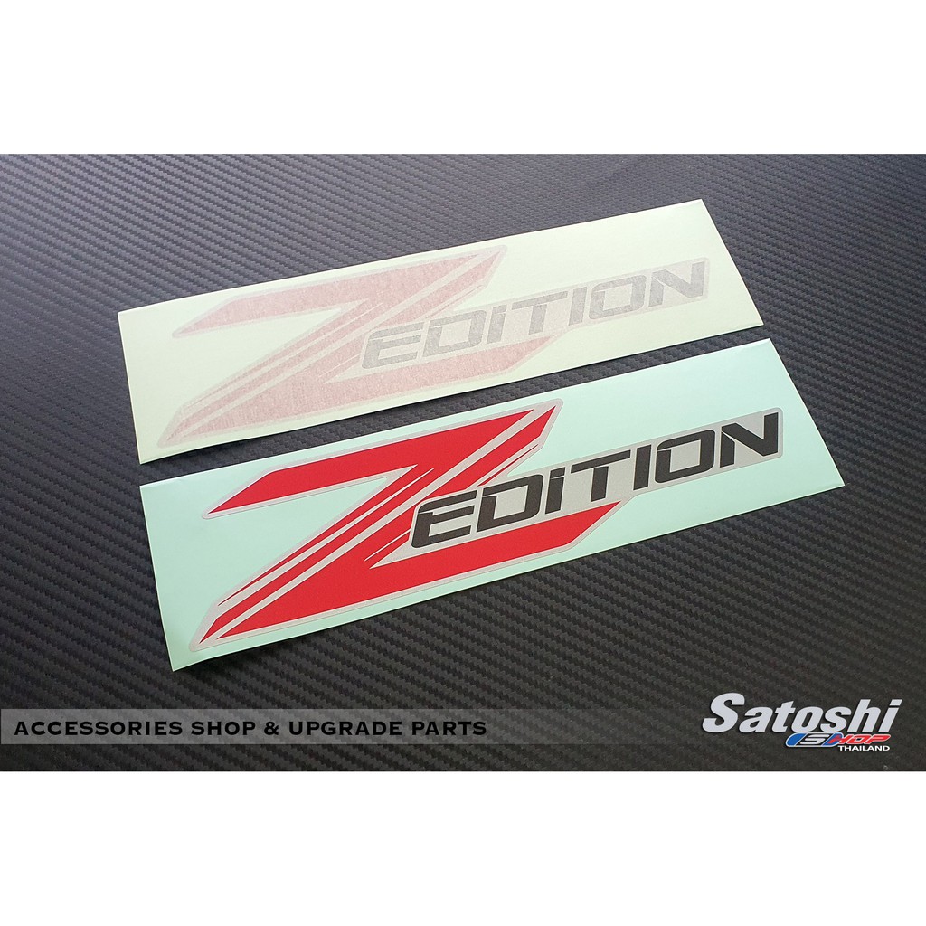 Sticker ติดท้ายกระบะแท้ TOYOTA REVO Z-Edition 2020 ของแท้ TOYOTA  1ชุด 2แผ่นติดซ้ายขวา