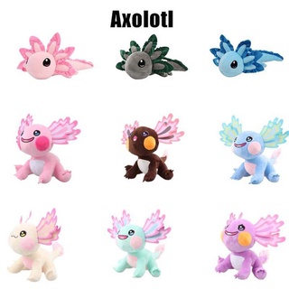 【Ready Stock】Two styles  Axolotl Cartoon Plush Toys Soft Stuffed Hug Dolls Children Birthday Gifts