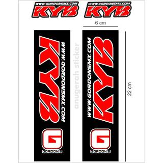 สติกเกอร์ KYB,WP SUSPENSION,SHOWA,D.I.D,ADD SUSPENSION,ACERBIS,ONEAL,PROTAPER,RENTHAL