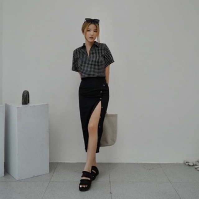 เสื้อครอป GANGNAM***