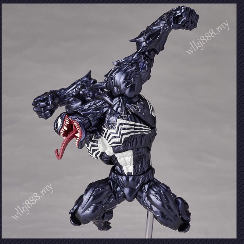 Marvel Spider Man Venom SHF Edward Brock Revoltech PVC Action Figure ...