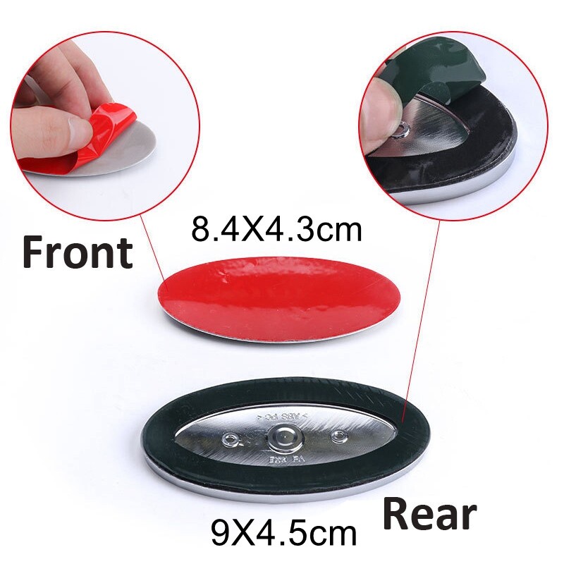 สติกเกอร์โลโก้ตราสัญลักษณ์ OVERFINCH สําหรับติดกระจังหน้า และหลังรถยนต์ Land rover Range rover Discovery Evoque Defender Freelander - รูปที่ 2