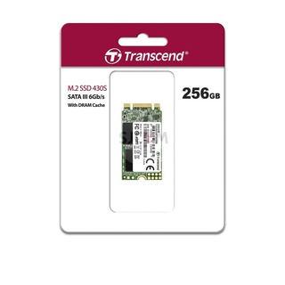 Transcend M.2 2242 SSD 256GB (R max 530 MB/s / W max 400 MB/s) รับประกัน 5 ปี - มีใบกำกับภาษี -TS256GMTS430S