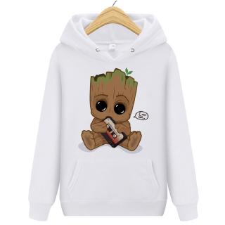 Baby Groot เสื้อกันหนาวมีฮู้ดสําหรับผู้หญิง