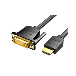 ส่งไวจากไทย Vention สายอะแดปเตอร์แปลง HDMI to DVI การส่งสัญญาณแบบสองทิศทาง DVI-D 24 + 1 รองรับ 1080P สำหรับ Raspberry Pi แล็ปท็อป