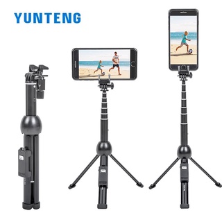 Yunteng VCT-992 3 - in - 1 ขาตั้งกล้องสำหรับเดสก์ท็อป, ขยายได้, Mini Selfie Stick Monopod สำหรับ Android iPhone