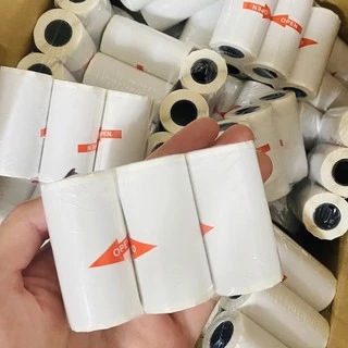 (สั่งขั้นต่ำ 6 ม้วน) สติ๊กเกอร์ไดคัท Paperang Peripage สติ๊กเกอร์ลาเบล