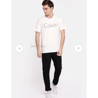 CK 👕CALVIN KLEIN เสื้อยืดคอกลมแขนสั้นแท้⛔ราคารวมค่าจัดส่งค่ะ@⛔