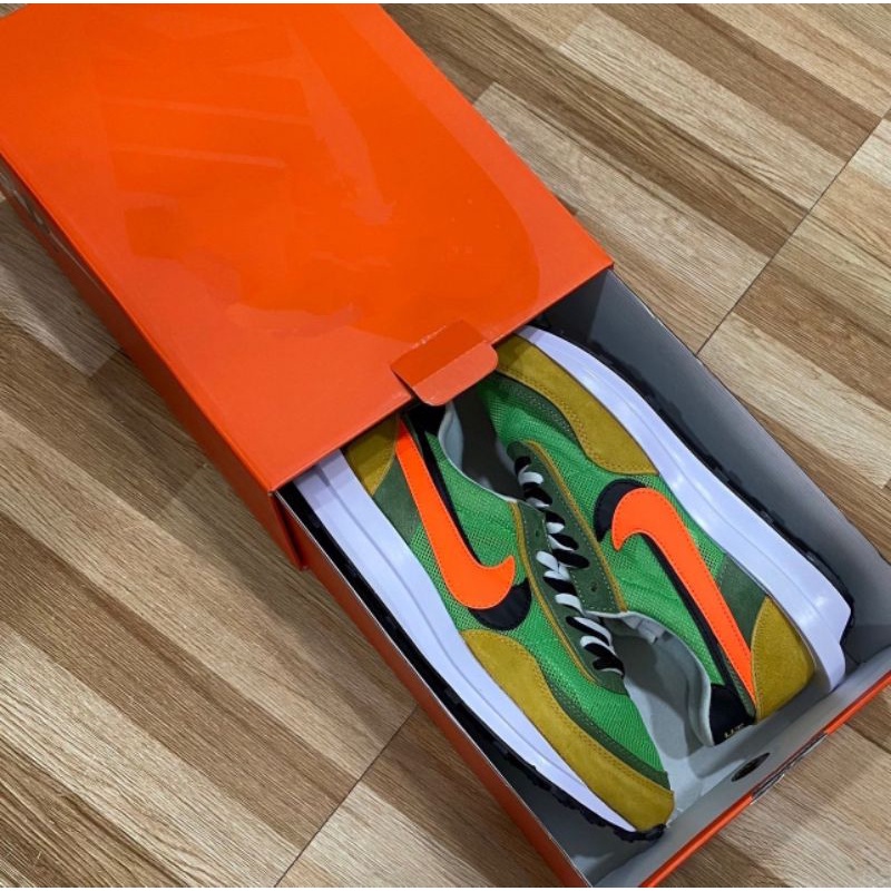 รองเท้า Nike x Sacai LD Waffle Green Gusto