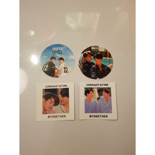 สติ๊กเกอร์ไบร์ทวิน ไดคัทวงกลมและสี่เหลี่ยมขนาด5*5ซม
