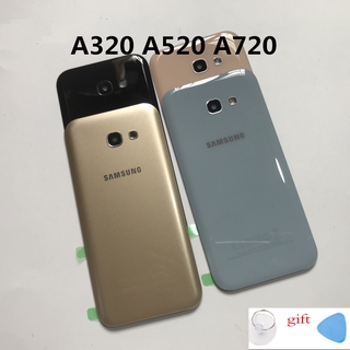 ฝาครอบแบตเตอรี่ด้านหลัง สําหรับ Samsung Galaxy A3 A5 A7 2017 A320 A520 A720