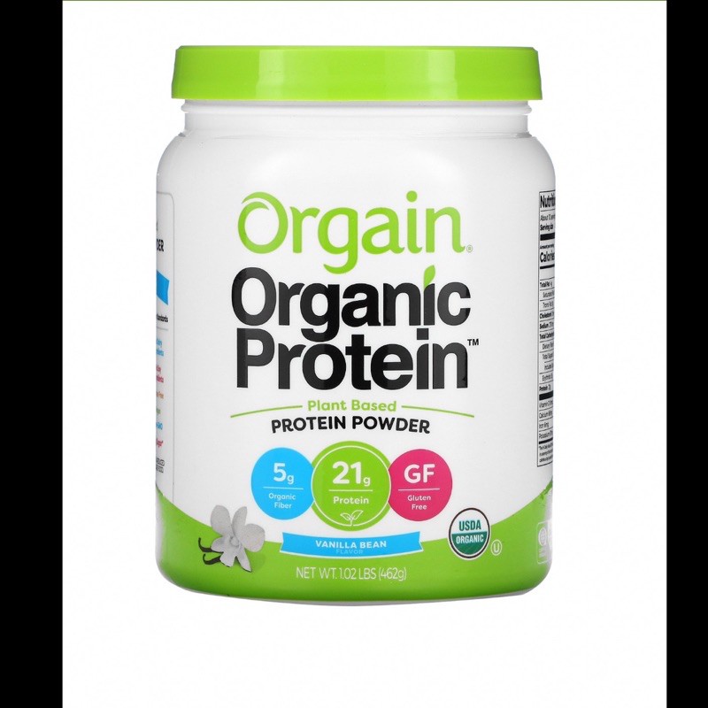 Orgain Organic Protein Powder - Vanilla Bean (462 g)