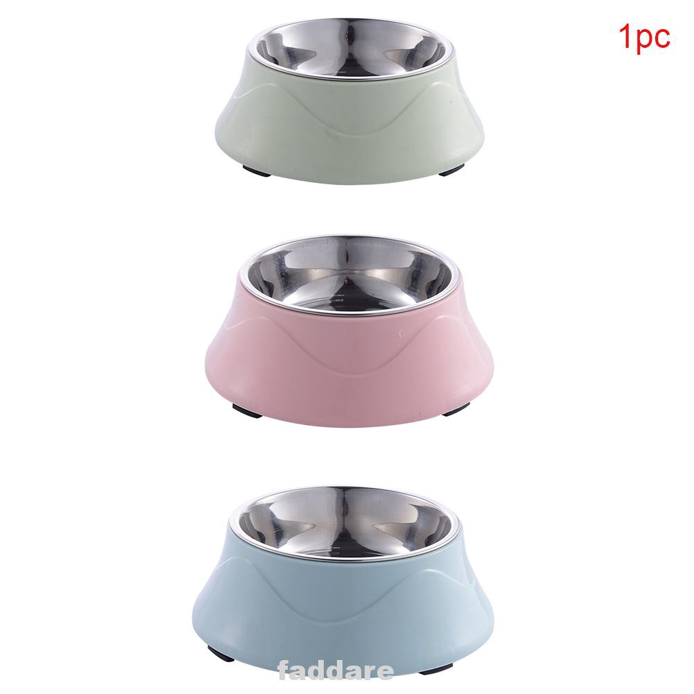 Anti Slip Color Spray Paint Dogs Cat Double Layers Drinking Water Easy