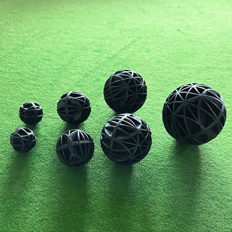 ตัวกรองตู้ปลา Bio Balls ตู้ปลา Nitrifying Bacteria House Ball พร้อมฟองน้ํากรอง Media 4 ขนาด