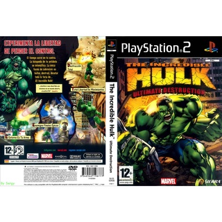 แผ่นเกมส์ PS2 The Incredible Hulk Ultimate Destruction   คุณภาพ ส่งไว (DVD)