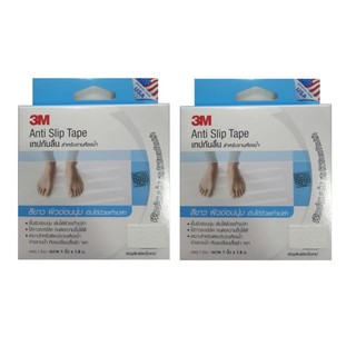 3M Anti-Slip Tape Light Duty White เทปกันลื่นชนิดม้วน สีขาว 1" X 1.8 ม. (2ม้วน)