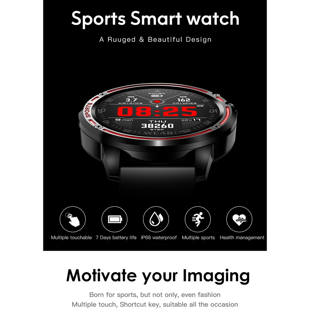 Smart watch L8 นาฬิกาอัจฉริยะติดตามการดูแลสุขภาพ และออกกำลังกาย login