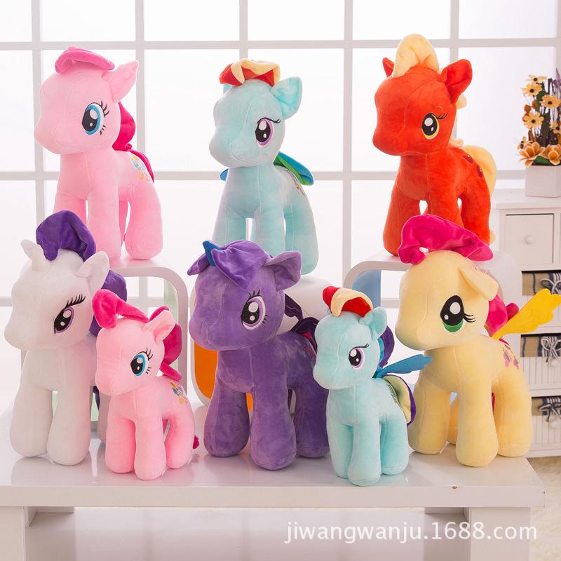 ตุ๊กตาม้าโพนี่ สุดน่ารัก 6สี Size: 20cm/ 30cm/40cm ตุ๊กตา Pony ท่ายืน ม้าโพนี่ ยูนิคอร์น ลิขสิทธิ์แท้