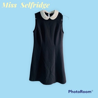 เดรสสีดำ แบรนด์ miss selfridge รุ่น petites พร้อมส่ง