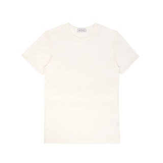 Knit Shirt Co. Iconic Pima Tees White tone เสื้อยืดคอกลม ผ้าฝ้าย pima cotton 100% โทนสีขาว