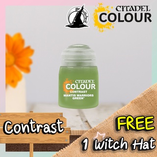 (Contrast) MANTIS WARRIORS GREEN Citadel Paint แถมฟรี 1 Witch Hat