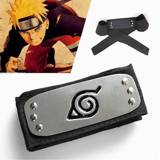 🔥พร้อมส่ง🔥ผ้าคาดหัว นินจา นารูโตะ Naruto โคโนฮะ เกรดพรีเมี่ยม แต่ง Cosplay ได้เท่ห์มากๆเลยครับ❤