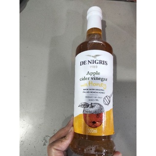 De Nigris Apple Cider Vinegar with Honeyน้ำส้มสายชูหมัก 500ml.