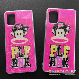 เคส Samsung Galaxy A71 | A51 TPU ลายลิง Paul Frank กากเพชร