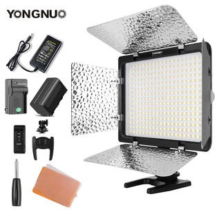 Yongnuo YN300 III YN300III 3200k-5500K CRI95 ไฟถ่ายรูป LED พร้อมอะแดปเตอร์พาวเวอร์ AC และแบตเตอรี่ NP770