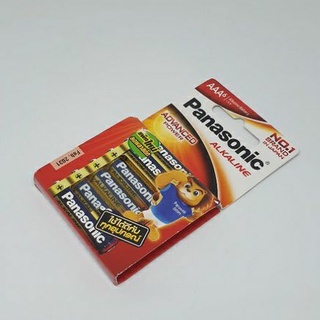 ถ่านPanasonic alkaline ขนาด AAA 1.5V ของแท้ แพค6ก้อน