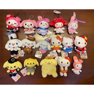 ตุ๊กตาพวงกุณแจ Kuromi, Mymelody, Hello Kitty, Pompompurin, Cinnamoroll (งานลิขสิทธิ์)