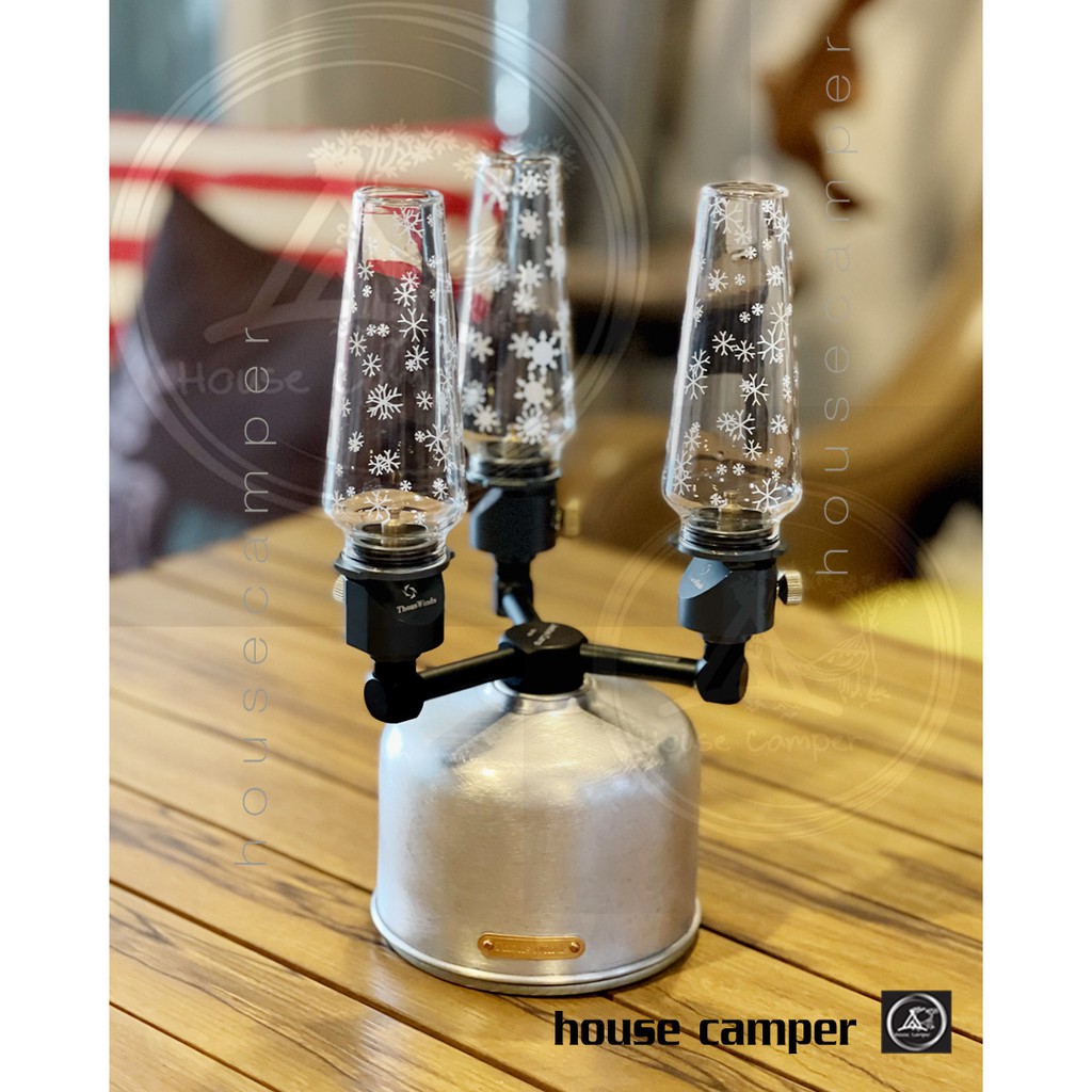 อแด๊ปเตอร์ต่อท่อแก๊สหัวต่อตะเกียงเปลวเทียนGas Adapter2way2 Gas Stove Lamp Lantern Outdoor Campingหัว